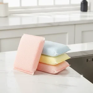 Customized Rectangle Non metal Water Absorption Kitchen Cleaning Sponge Pad