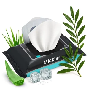 Customized Soothing Cooling Cleansing Wipes Menthol Factor Natural Menthol Infused Sweat Remover Towelettes for Sensitive Skin