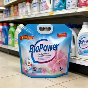 Customized Stand up Pouch Cleansing Mousse Dishwashing Liquid Laundry Detergent Liquid Soap Doypack Spout Packaging Bag