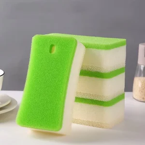 Customized Strong & Durable Soft Foam Sponge for Kitchen Home Daily Cleaning Effective Decontamination Filter Scouring Pads