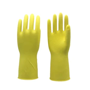 Cut Resistant Cleaning Long Sleeve Rubber Gloves Kitchen Latex Household Gloves