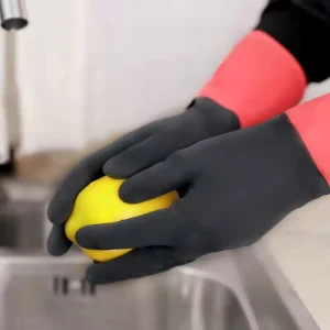 DDsafety Household Rubber Gloves Waterproof for Household Glove Garden Kitchen Utility Work Luvas Guantes CE 2121