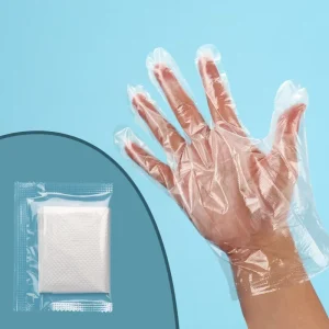 DISPOSABLE PE GLOVES PLASTIC GLOVES HOUSEHOLD HAIR COLORING INDIVIDUALLY WRAPPED PACKAGE SINGLE USE FACTORY PRICE