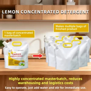 DIY Dishwashing Liquid Kit for Philippines 2.5kg Just Add Water Lemon Scented Customizable Labels for Resellers
