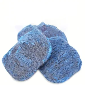 DS2725 Steel Wool Scrubber Sponges Metal Scouring Cleaning Pads for Dishes Pots Pans and Ovens Disposable Steel Wool Soap Pads