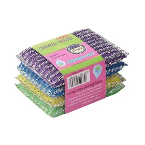 DS5228 Multipurpose Scouring Pads Kitchen Scrub Sponges Non Scratch Cleaning Sponge for Kitchen Pots Pans and Dishes