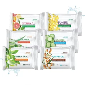 Daily Facial Cleansing Towelettes Removes Dirt Oil Makeup Makeup Remover Cleansing Wipes Tissue