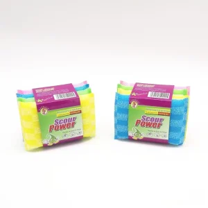 Daily Kitchen Cleaning Sponge Nylon Material Non scratching Scouring Pad