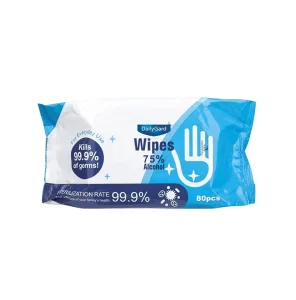 DailyGard 75% Alcoholic Wet Wipes Multipurpose Cleansing Wipes with 99.9% Sterilization Rate