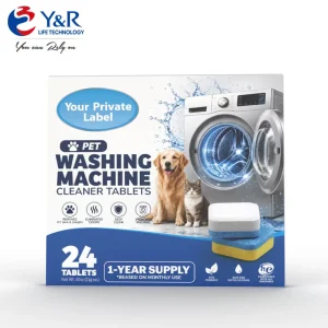 Deep Cleaning Washing Machine Cleaner Tablets No More Odor & Pet Fur Enzyme Washing Machine Cleaning Tablets