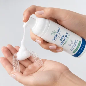 Deep Cleansing Stain Removal Aligner Retainer 2 In 1 50ml Cleaner Whitening Mousse Toothpaste