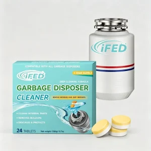 Deep Clear Built-up Grease Food Residue Lemon Scent Effervescent Garbage Disposal Cleaner Tablets
