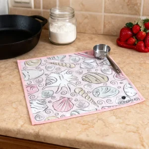 Digital Printed Waffle Towel Waffle Weave OEKO TEX REACH Hand Tea Kitchen Dish Towels