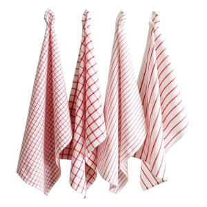 Digitally Printed Floral Cotton Linen Kitchen Dish Towels Tea Towels Customizable Your Own Designs Eco Friendly