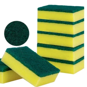 Dish Pan Pot Washing Scrub Sponge Kitchen Thick Scrubber Pad Cleaning Scouring Sponge Pads Scourer Sponges