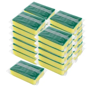 Dish Pan Pot Washing Scrub Sponge Kitchen Thick Scrubber Pad Cleaning Scouring Sponge Pads Scourer Sponges