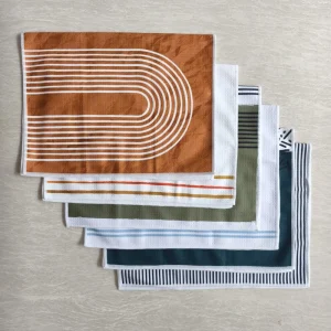 Dish Towel for Cooking Waffle Microfiber Glass Drying Towel Reusable Kitchen Tea Towel for Kitchen