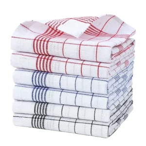 Dish Towels Highly Absorbent Quick Dry Super Soft Kitchen Towel with Hanging Loop for Cleaning & Drying Dishes Kitchen Towels