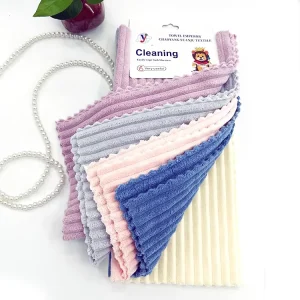 Dish Towels Microfiber Kitchen Cleaning Cloths Reusable Washcloths Microfiber Cleaning Rags Washable Towels 30*30cm