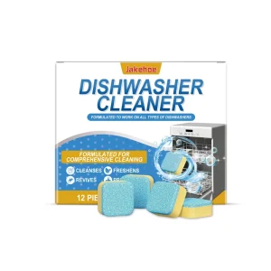 Dishwasher Cleaning Tablets Cleans Degreases Removes Stains and Limescale Effervescent Tablets for Home Dishwasher Maintenance