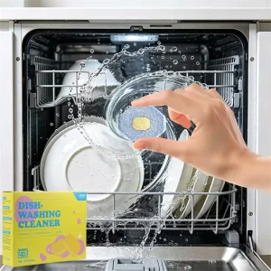 Dishwashing Cleaning Tablets Clean Bowls Pots and Dishwasher Racks by Breaking Down Oil and Water Scale Deposits