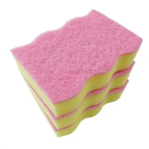 Dishwashing Sponge Scouring Pad Double Side Kitchen Cleaning Brush Dishwashing Sponge
