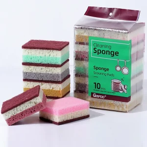 Dishwashing Sponge Scouring Pad Kitchen Cleaning Pots Pans Brush Magic Sponge High Density Porous Sponge