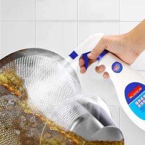 Disposable Aerosol Grease and Oil Stain Cleaners Multipurpose Kitchen Cleaning Spray