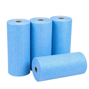 Disposable Cleaning Cloths Reusable Dish Cloths Dish Towels Blue Kitchen Towels Handy Wipes
