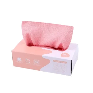 Disposable Cleaning Rags Reusable Lint Free Towel with Dispenser Box Strong Absorption Quick Dry Microfiber Cleaning Cloths
