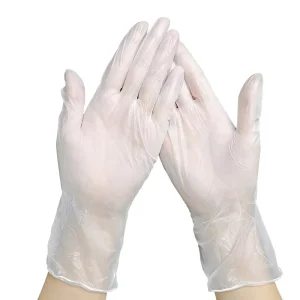Disposable Clear Vinyl Gloves Custom White 4g Food Grade Free Latex Powder for Household Protection