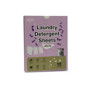 Disposable Eco Friendly Lavender Scent Hypoallergenic Laundry Detergent Sheets Plastic Free Liquid Less High Foam