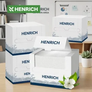 Disposable Face Towel 100% Cotton Facial Tissue Pearl Pattern Extra Thick Oriental Wave Boxed Cleansing Wipes for Skin