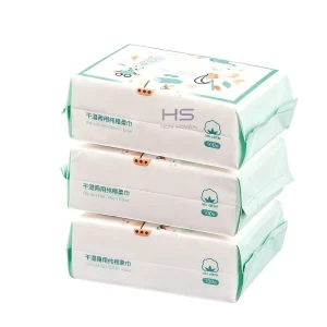Disposable Face Towel Ultra Soft & Thick Washcloths Biodegradable Facial Towels for Sensitive Skin Dry Wipes for Baby Cleansing