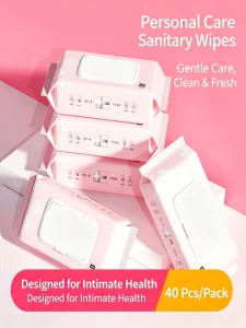 Disposable Household Feminine Wipes Non-Woven Material 15x18cm