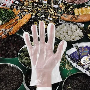 Disposable Household Gloves Thickened Type Food Grade PE Material for Cleaning Dining Table Factory
