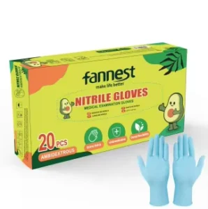 Disposable Nitrile Gloves 7.5g PCS 20PCS Box Powder Free Latex Free Household Cleaning & Food Safe Gloves