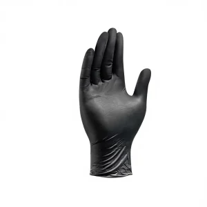 Disposable Nitrile Gloves Factory Direct Food Catering Auto Repair Grade Strengthened Durable Black Gloves Made