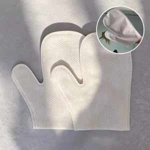 Disposable Non woven Cleaning Gloves Suitable for Household Cleaning and Pet Grooming Works with Both Dry and Wet Surfaces