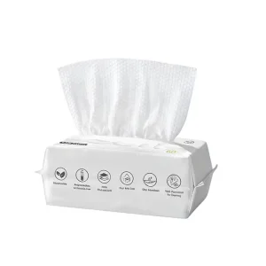 Disposable Nonwoven Square Facial Towels Wipes Hypoallergenic Ultra-Soft Eco-Friendly Skin-Friendly for Facial Care Makeup