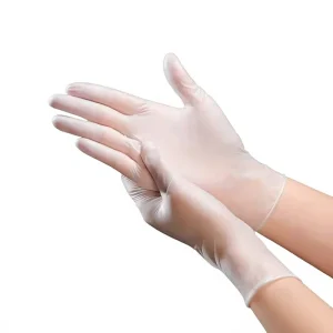 Disposable PVC Gloves Transparent Dustproof Powder Free Thickened Customizable Household Cleaning Baking Workplace Safety