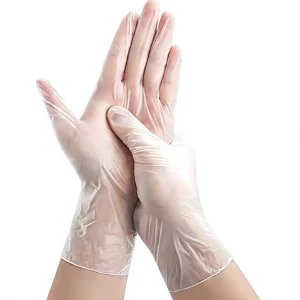 Disposable PVC Nitrile Rubber Gloves Transparent Food Grade Thickened for Kitchen Use Household Chores Teeth Multipurpose