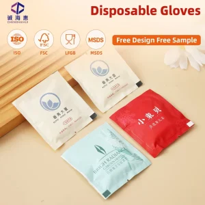Disposable Plastic Gloves Transparent for OEM Customized Logo