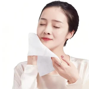 Disposable Soft Dry Wipes Facial Tissue Cleansing Wipes Lint Free Face Towels for Daily Cleaning OEM Custom Logo