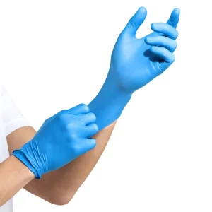 Disposable Sterile Nitrile Gloves Food-Grade Oil-Proof Powder-Free Special Thickened Lengthened Household Kitchen Labor