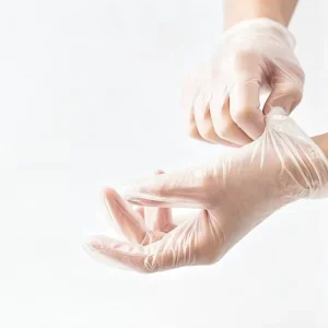Disposable TPE Gloves Elastic Stretchable Transparent Gloves for Catering Household & Salon Use
