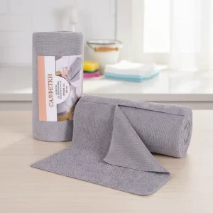 Disposable Tearable Kitchen Cleaning Towel Oil Absorbent Non stick Dish Washing Cloth