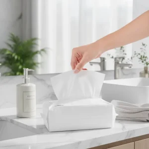Disposable Thickened Facial Tissue Makeup Remover Cloth Soft Cleansing Face Towel Custom Logo