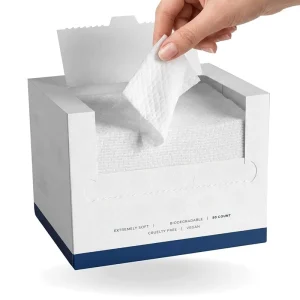 Disposable Towel Biodegradable Ultra Soft Thick Facial Dry Wipes for Sensitive Skin Cleansing Disposable Face Towel