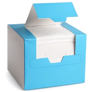 Disposable Viscose Facial Tissues & Wipes Hypoallergenic & Antimicrobial Biodegradable Eco Friendly Lint Free Quick Dry